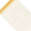 Organza Stoffrull Glitter Gull