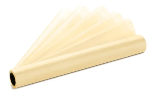 Organza Stoffrull Kremhvit