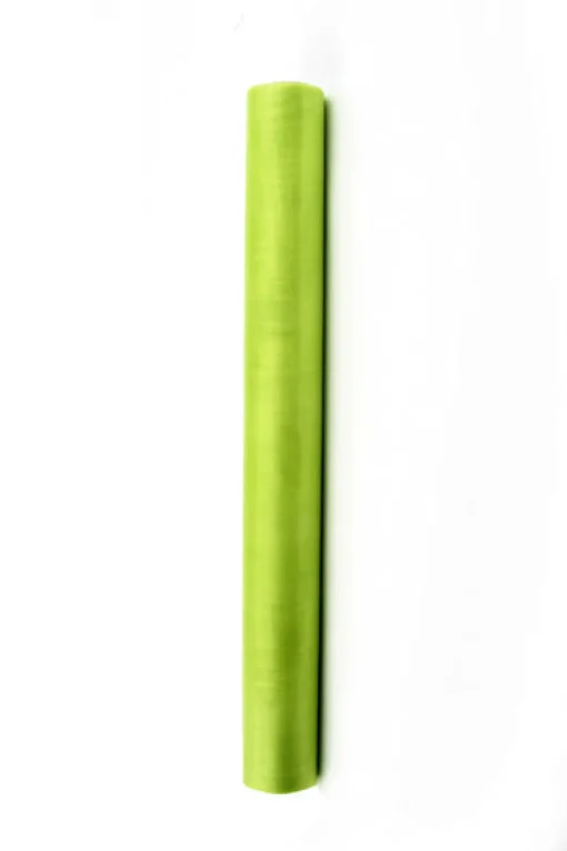 Organza Stoffrull Limegrønn