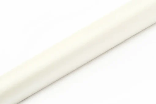 Organza Stoffrull Lys Kremhvit