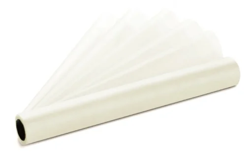 Organza Stoffrull Lys Kremhvit