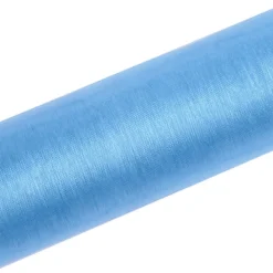 Organza Stoffrull Lyseblå