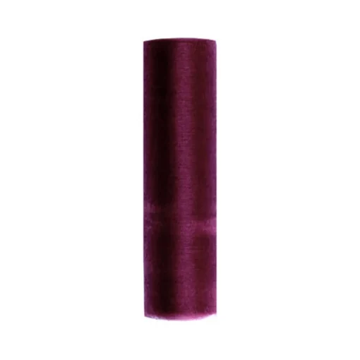 Organza Stoffrull Vinrød