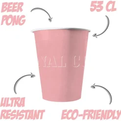 Original Cup Pappkrus Patellrosa