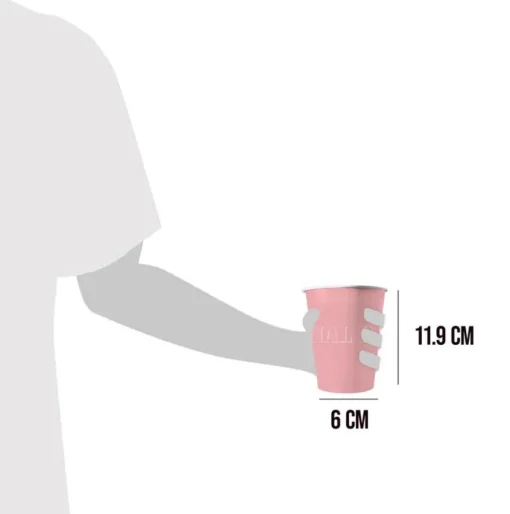Original Cup Pappkrus Patellrosa