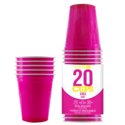 Original Cup Party Plastkopper Rosa