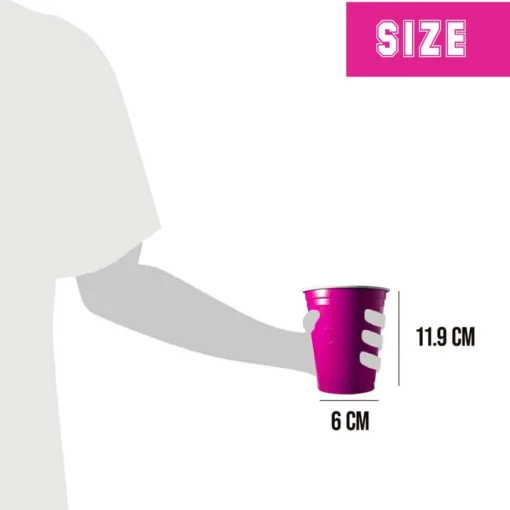 Original Cup Party Plastkopper Rosa