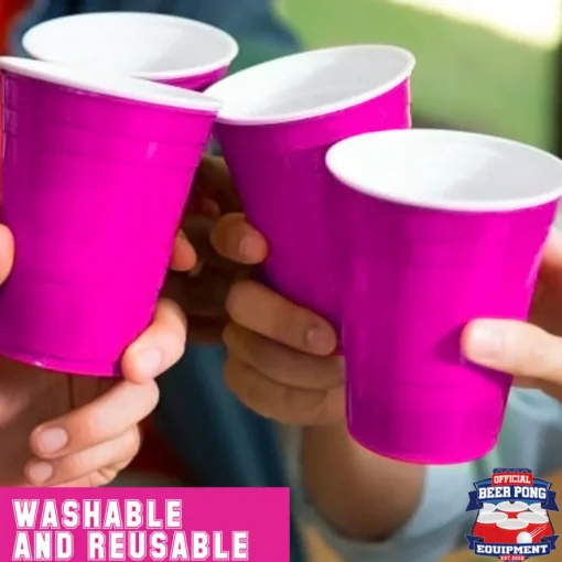Original Cup Party Plastkopper Rosa