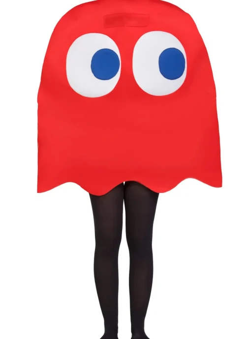 Pac-Man® Blinky Spøkelse Barnekostyme Rød