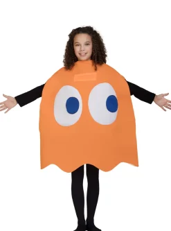 Pac-Man® Clyde Spøkelse Barnekostyme Oransje