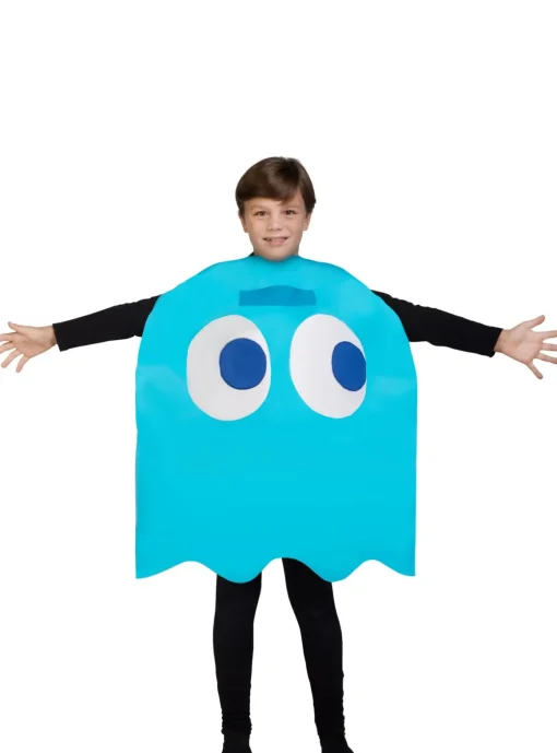 Pac-Man® Inky Barnekostyme Blå