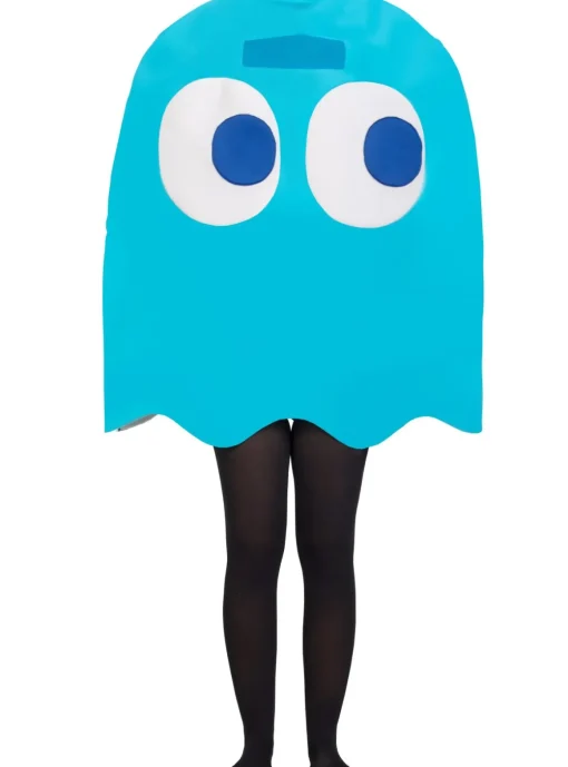 Pac-Man® Inky Barnekostyme Blå