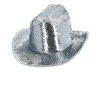 Paljett Cowboy Hatt Sølv