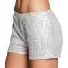 Paljett Hot Pants Sølv