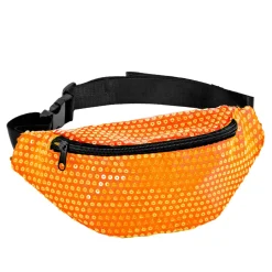 Paljett Rumpetaske Neonoransje