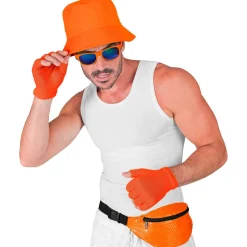 Paljett Rumpetaske Neonoransje