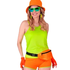 Paljett Rumpetaske Neonoransje