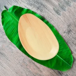 Palmeblad Tallerkener Oval Eco