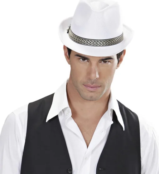 Panama Fedora Hvit