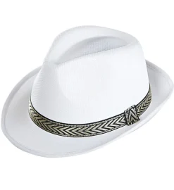 Panama Fedora Hvit