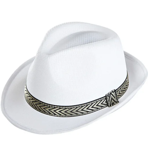 Panama Fedora Hvit
