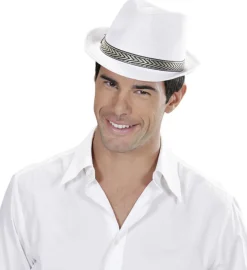 Panama Fedora Hvit
