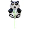 Panda Folieballong på Pinne