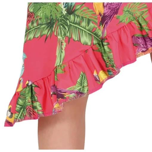 Papegøye Hawaii Kjole Barnekostyme