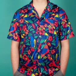 Papegøye Hawaiiskjorte