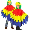 Papegøye Poncho Barnekostyme