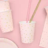Pappkrus Gullprikker og Rosa