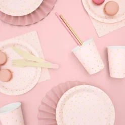 Pappkrus Gullprikker og Rosa