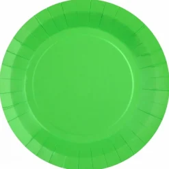 Papptallerkener Neongrønn