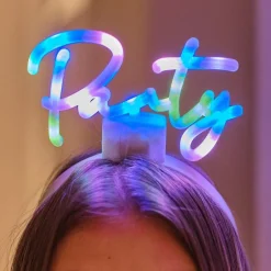 Party Regnbue LED Hårbøyle
