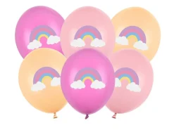Pastell Ballonger Regnbue