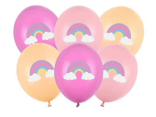 Pastell Ballonger Regnbue