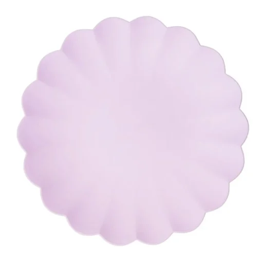 Pastell Plasttallerkener Lilla