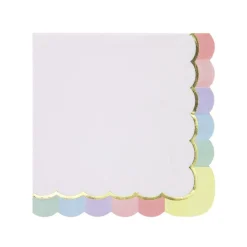 Pastell Servietter Regnbue