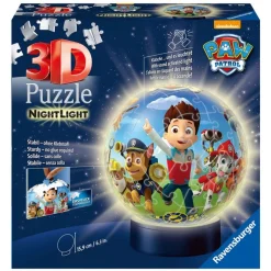 Paw Patrol® 72 Brikker Nattlampe Puslespill