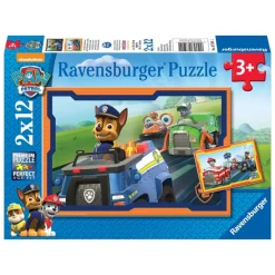 Paw Patrol® 2 x 12 Brikker Action Puslespill