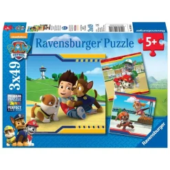 Paw Patrol® 3 x 49 Brikker Helt Puslespill