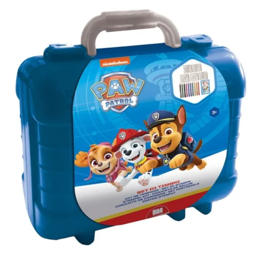 Paw Patrol® Farge- og Stempelsett Koffert Blå
