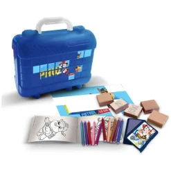 Paw Patrol® Farge- og Stempelsett Koffert Blå