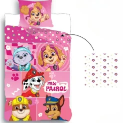 Paw Patrol® Friends Bomull Sengetøy Lyserosa