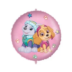 Paw Patrol® Skye & Everest Rund Folieballon