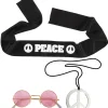 Peace Hippie Tilbehørssett