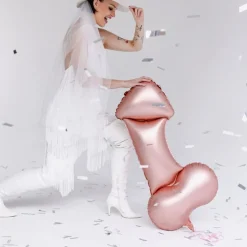 Penis Folieballong Gullrosa