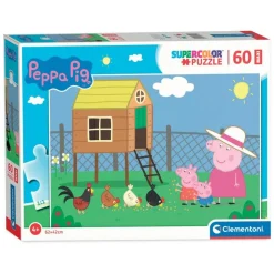 Peppa Gris® 60 Brikker Hønsehus Puslespill