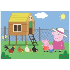 Peppa Gris® 60 Brikker Hønsehus Puslespill