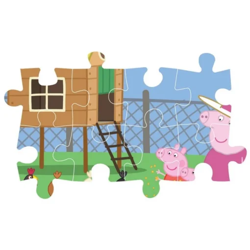 Peppa Gris® 60 Brikker Hønsehus Puslespill